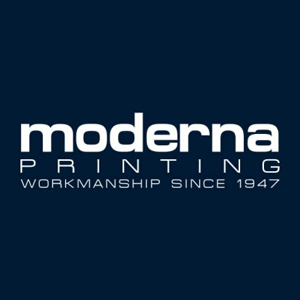 Moderna Printing logo